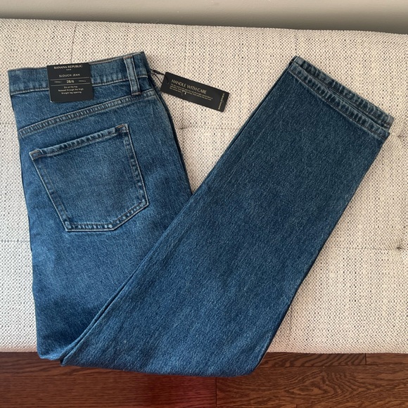 BANANA REPUBLIC SLOUCH JEANS *NEW WITH TAGS* - Picture 6 of 10